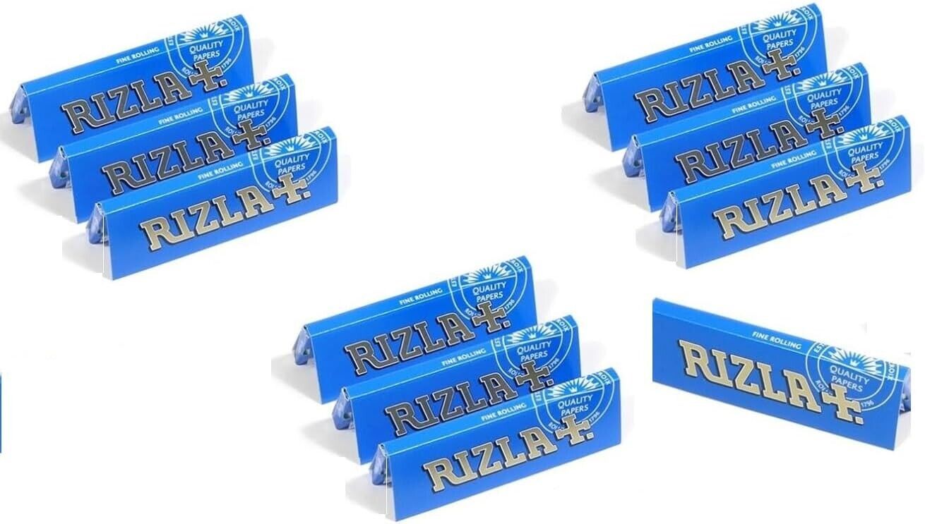 Rizla Blue Regular Cigarette Rolling Papers - 10 Packets