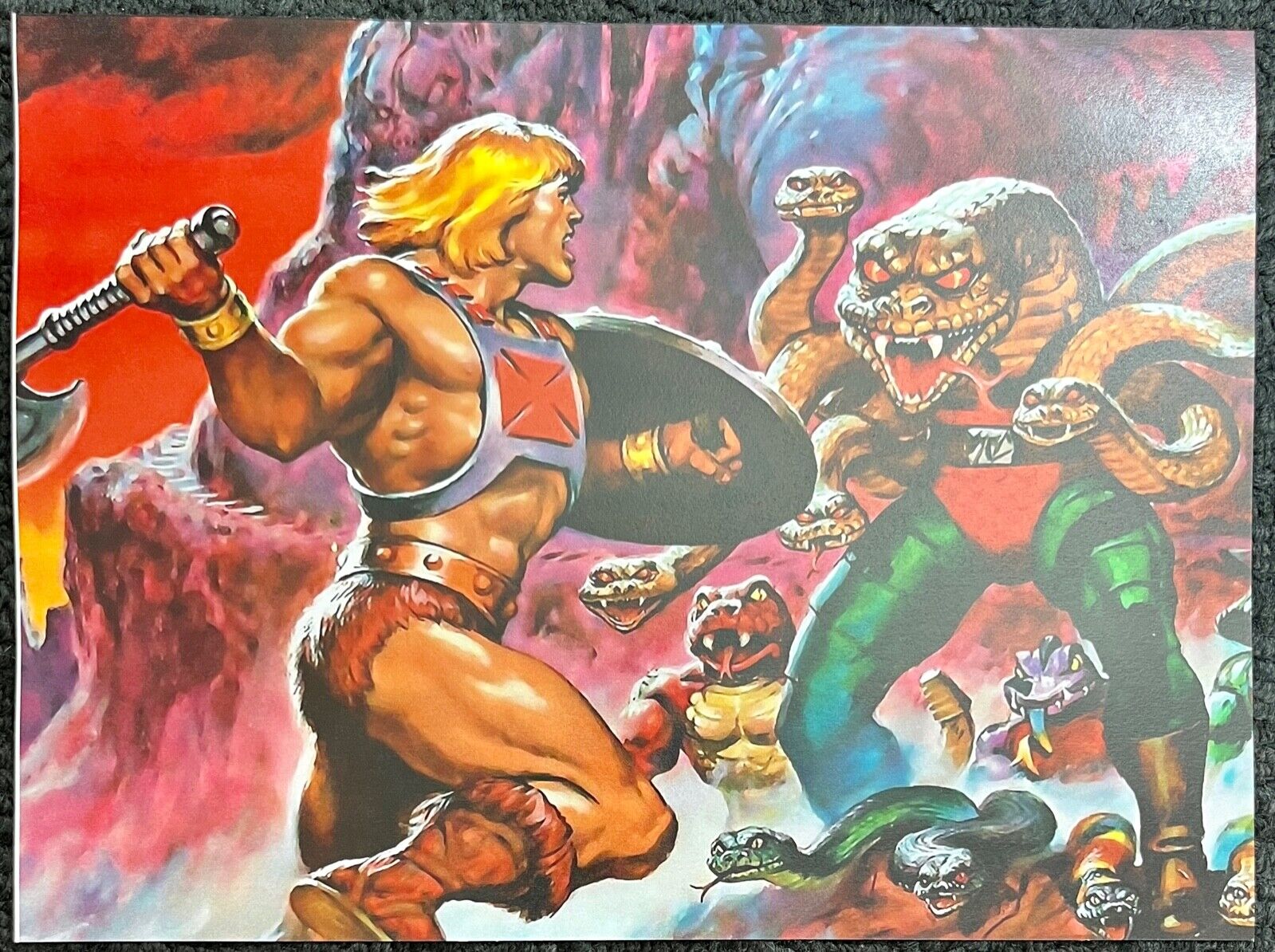 He-Man vs. King Hiss He-Man Mini Poster