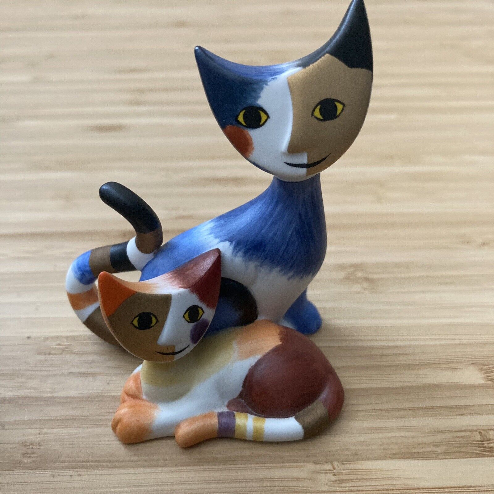 Goebel Rosina Wachtmeister Cat Figurine Lidia & Lidio NO BOX