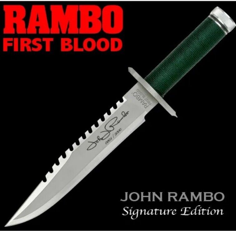RAMBO First blood MC-RB1S JOHN RAMBO signature Edition HCG Master Cutlery LE NEW