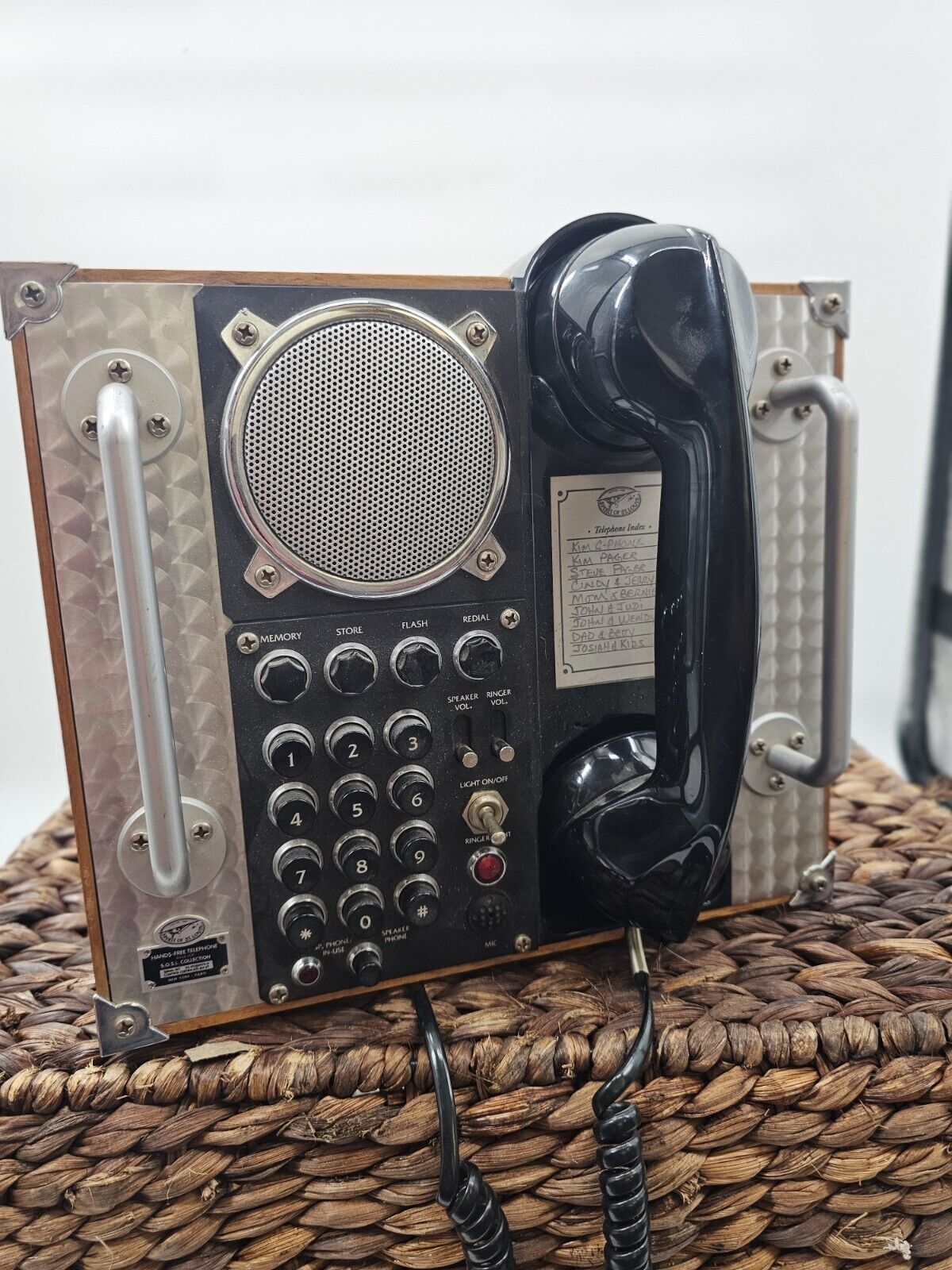 Spirit of St. Louis Hands-Free Speaker Phone S.O.S.L. Telephone Retro Vintage 