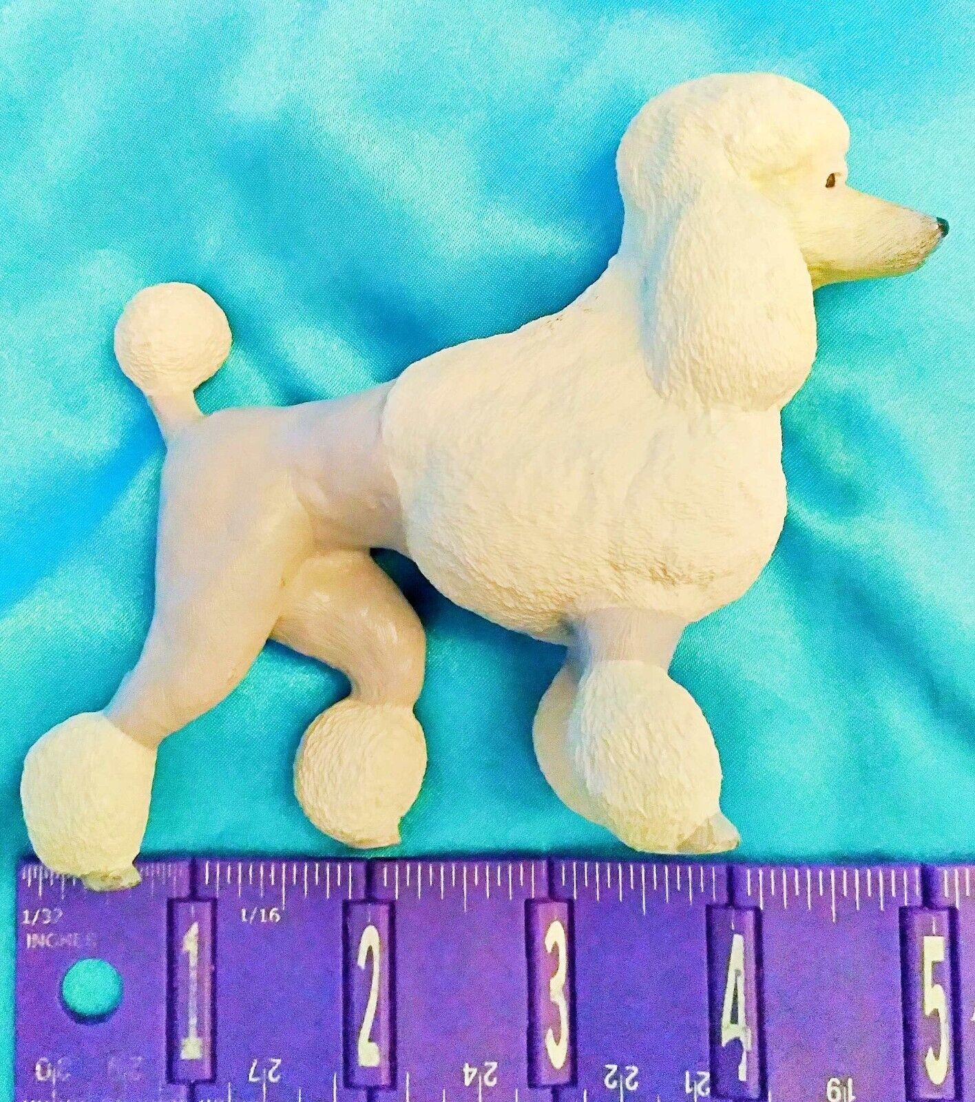 PEDIGREE White Poodle Dog Figurine Puppy