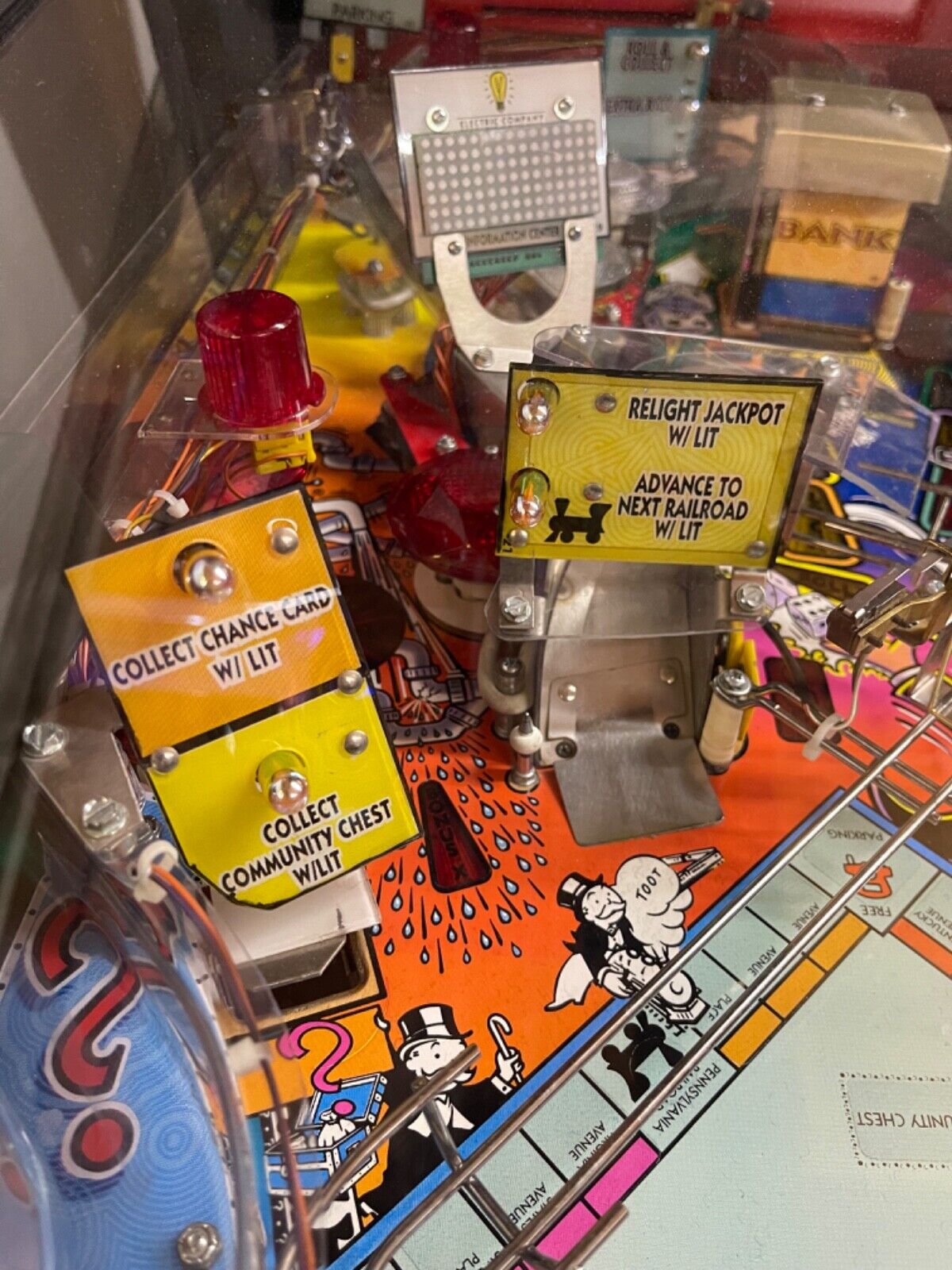 Monopoly Pinball Machine Vapor Metallic LED Stealth bulbs