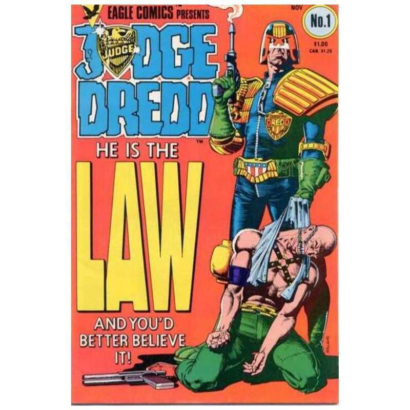 Judge Dredd (1983 series) #1 in Very Fine + condition. Eagle comics [g\