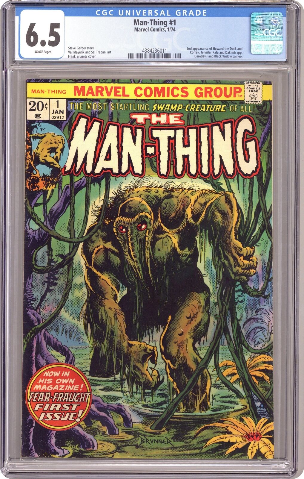 Man-Thing #1 CGC 6.5 1974 4384236011