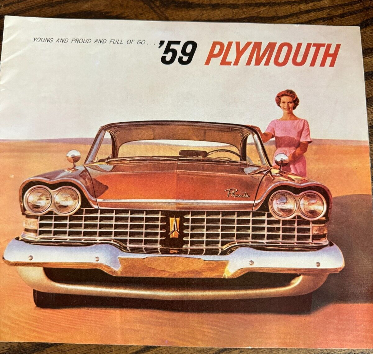Vintage 1959 Plymouth Car Sales Dealer Brochure ~ Automobile
