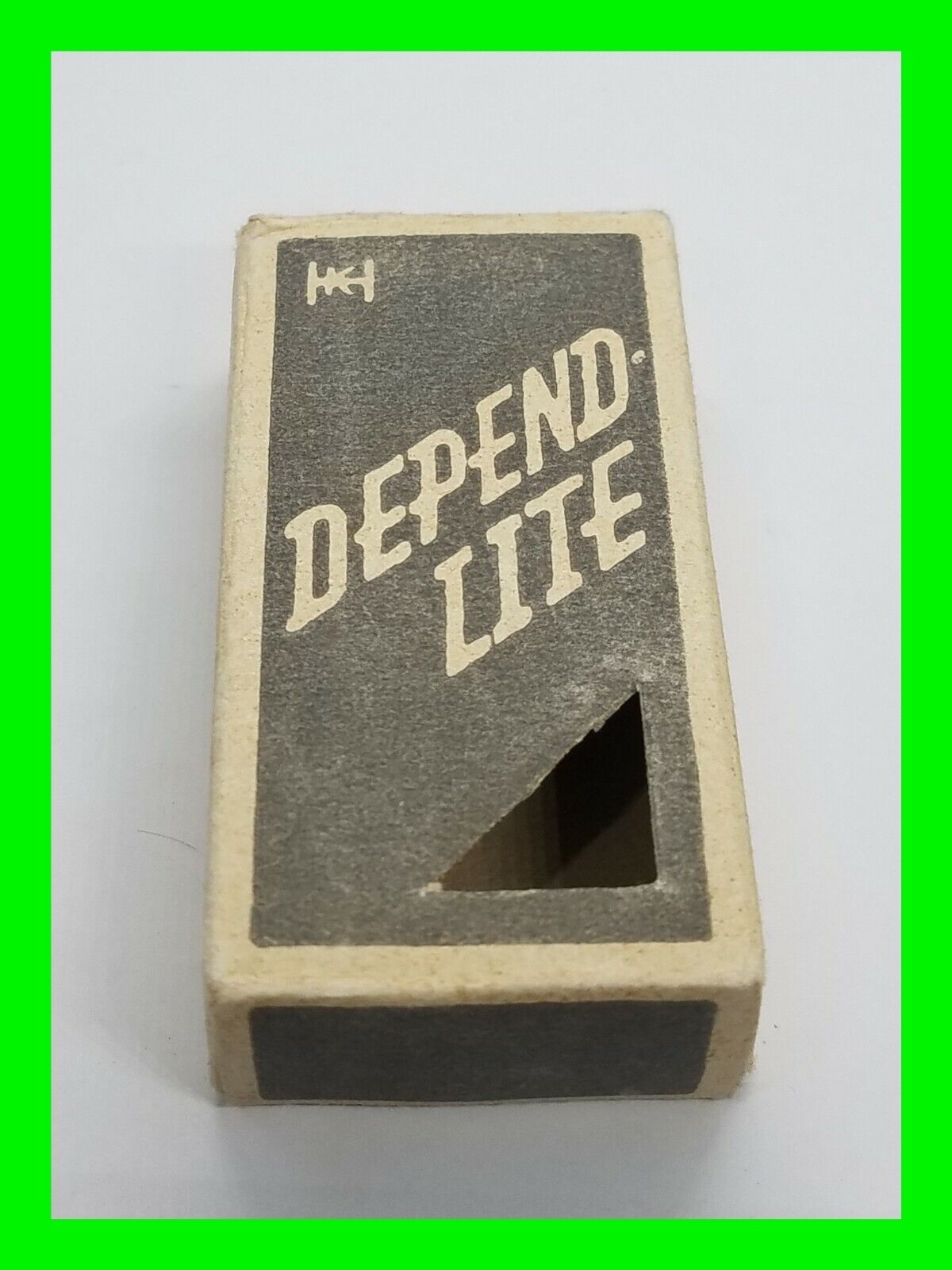 Early 1930\'s Vintage Austrian Depend-Lite Petrol Lighter Box - Box Only - HTF 