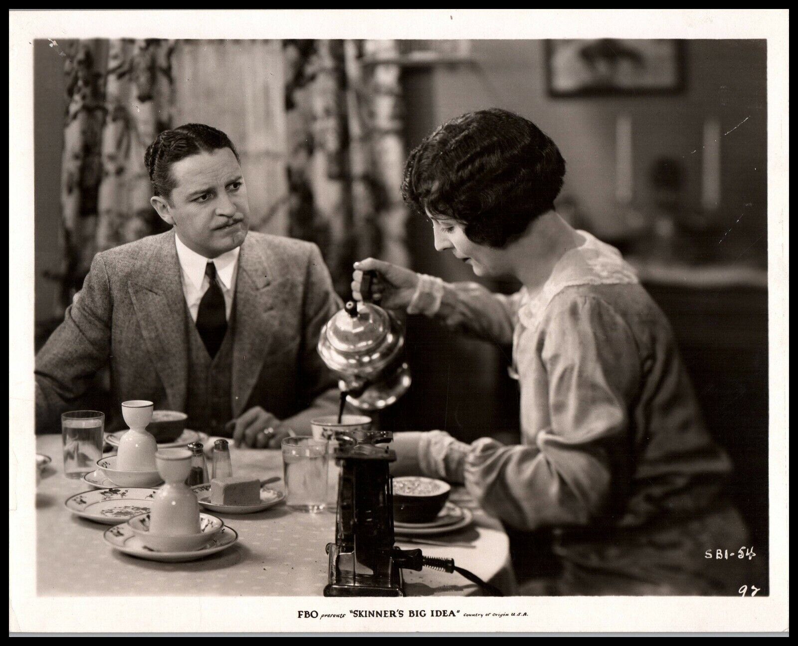 Bryant Washburn + Ethel Grey Terry in Skinner\'s Big Idea (1928) ORIG PHOTO 599