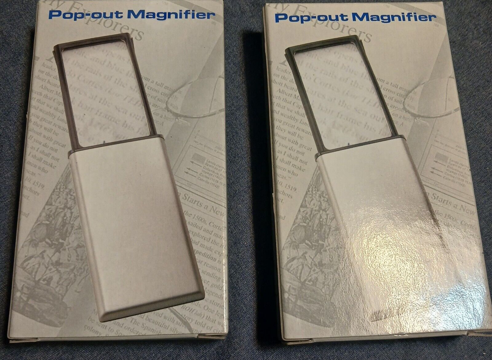 Pop Out Magnifying Glass 2 Pack Lifetime Warranty 