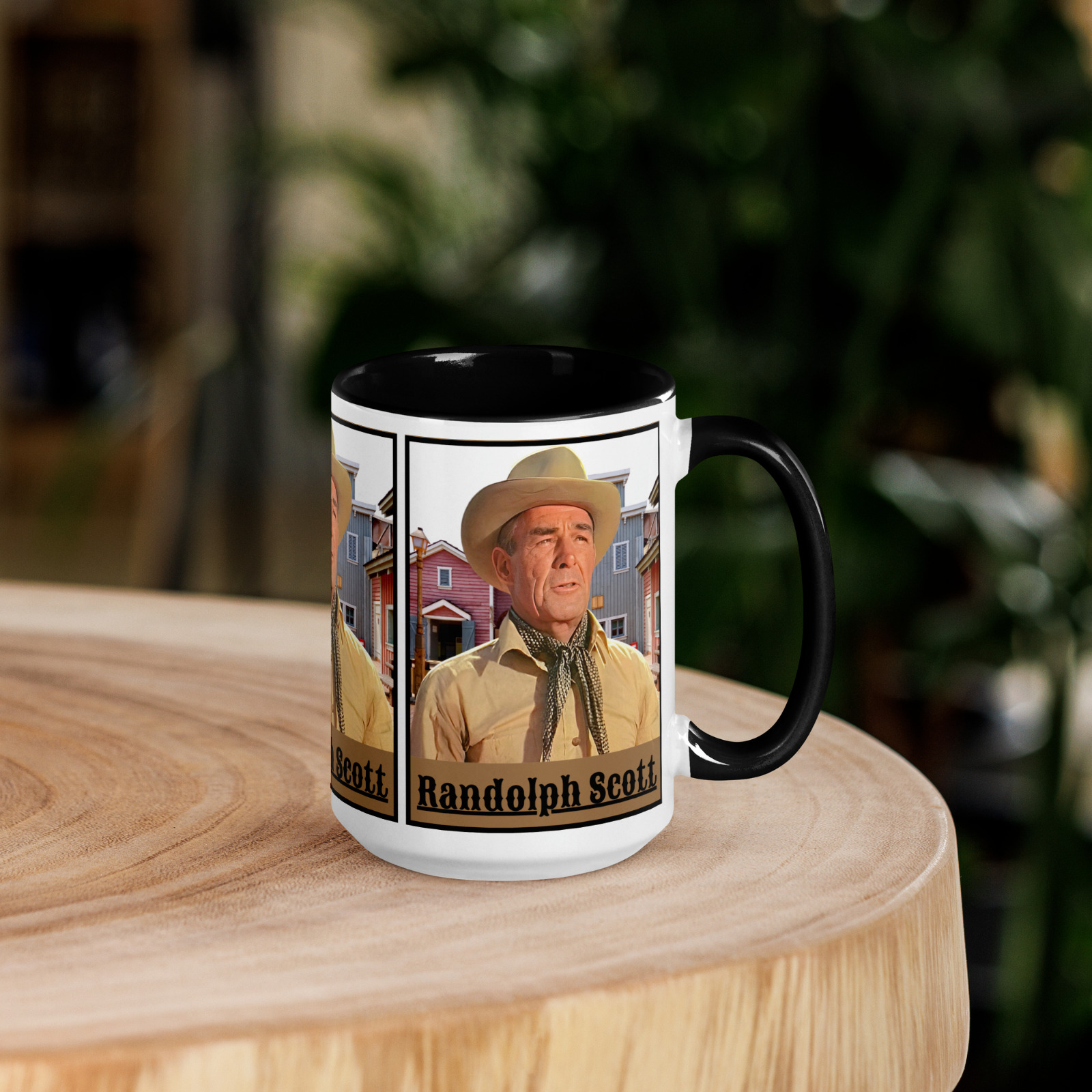 Randolph Scott Western Stars Premium Mug 15 Oz Coffee Cup WESTERN FAN ART