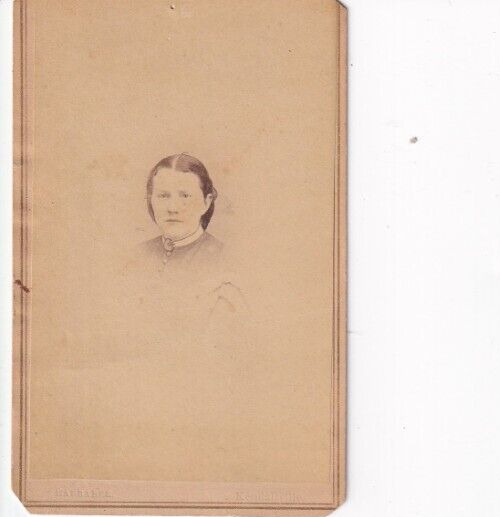 Vintage Beautiful Young Woman Cabinet Card Photograph 2.5x4\