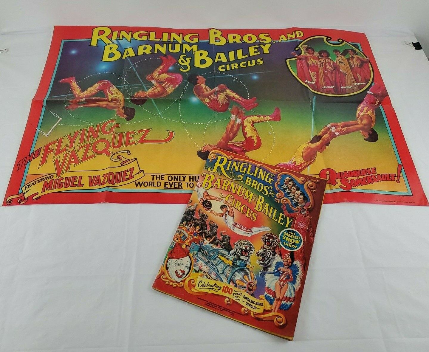 Ringling Bros. and Barnum & Bailey Circus Program Celebrating 100 Years 1983