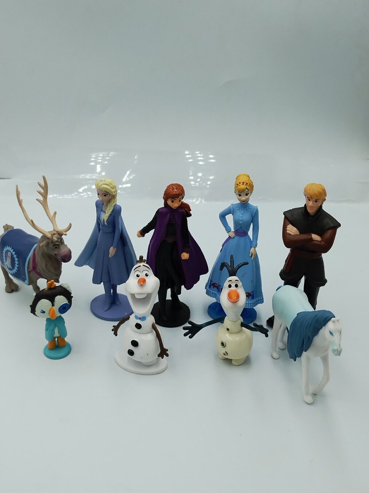 Disney 12 Mix Lot Frozen  PVC Mini Figure Cake Toppers