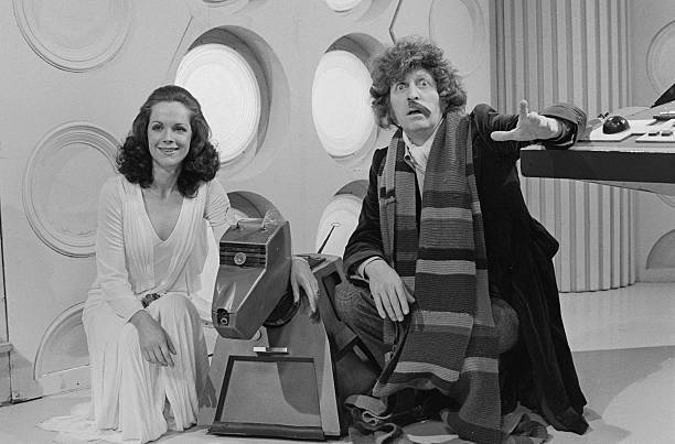 English Actors Tom Baker And Mary Tamm 1978 OLD PHOTO