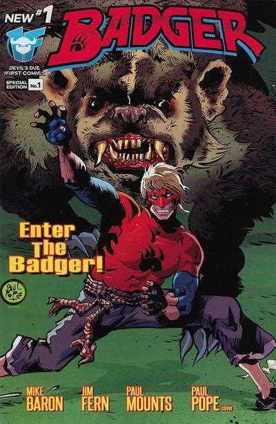 Badger (4th Series) #1A VF; Devil's Due | Mike Baron - we combine shipping