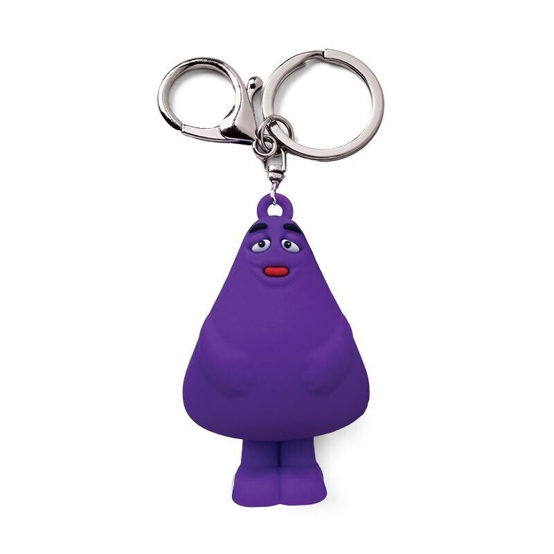 McDonald\'s Limited Edition Grimace Molded Keychain - NEW