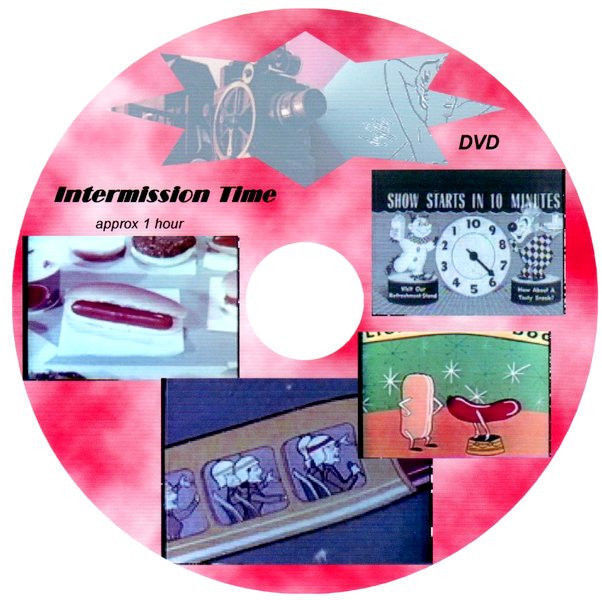 1950\'s-60\'s DRIVE IN MOVIE Theatre Intermission Films Video DVD