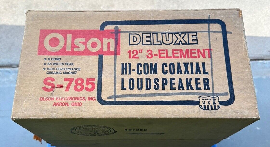Olson Hi-Com Coaxial S-785 12\