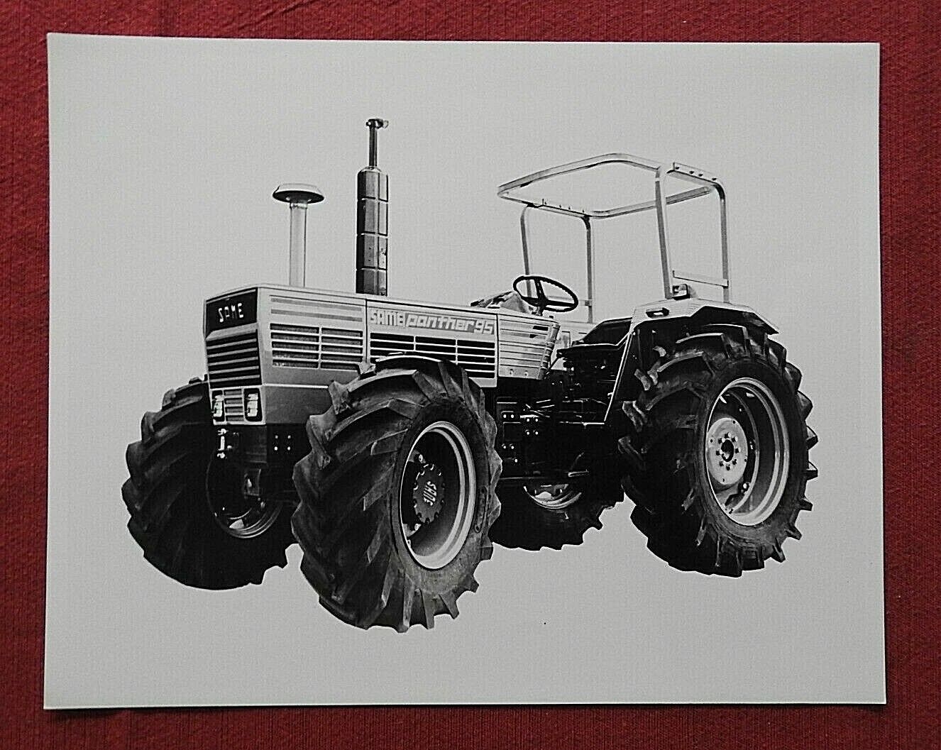 1979-1981 SAME PANTHER 95 TRACTOR GLOSSY 8X10 ORIGINAL FACTORY PHOTOGRAPH MINTY
