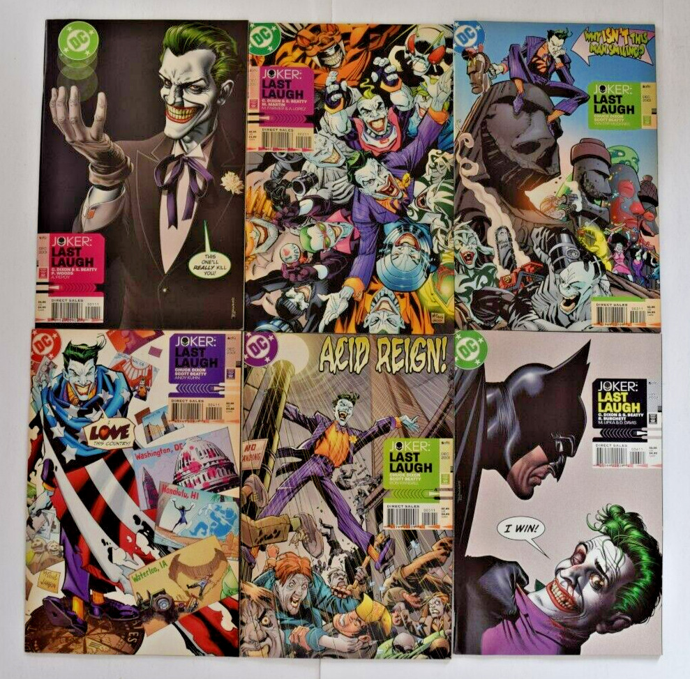 JOKER LAST LAUGH 6 ISSUE COMPLETE SET 1-6 (2001) DC COMICS