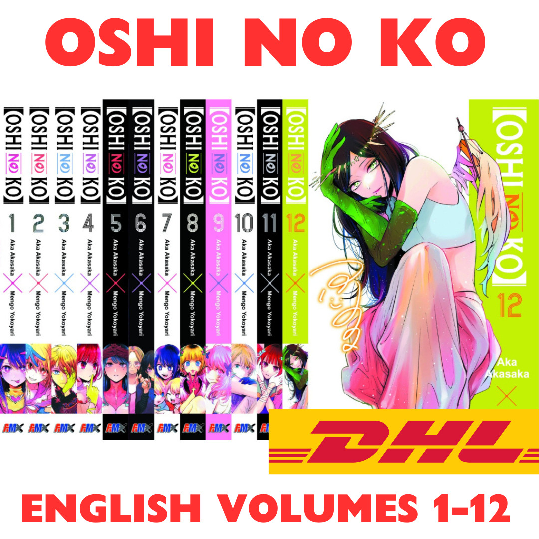 Oshi No Ko Manga English Version Complete Set Volumes 1-12 by Aka Akasaka - New