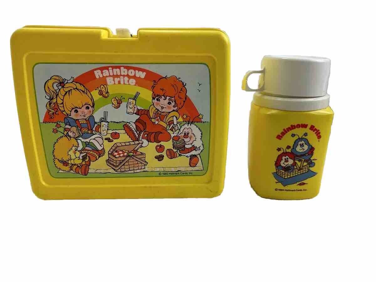 Vintage 1983/1984 Rainbow Brite Lunch Box & Thermos