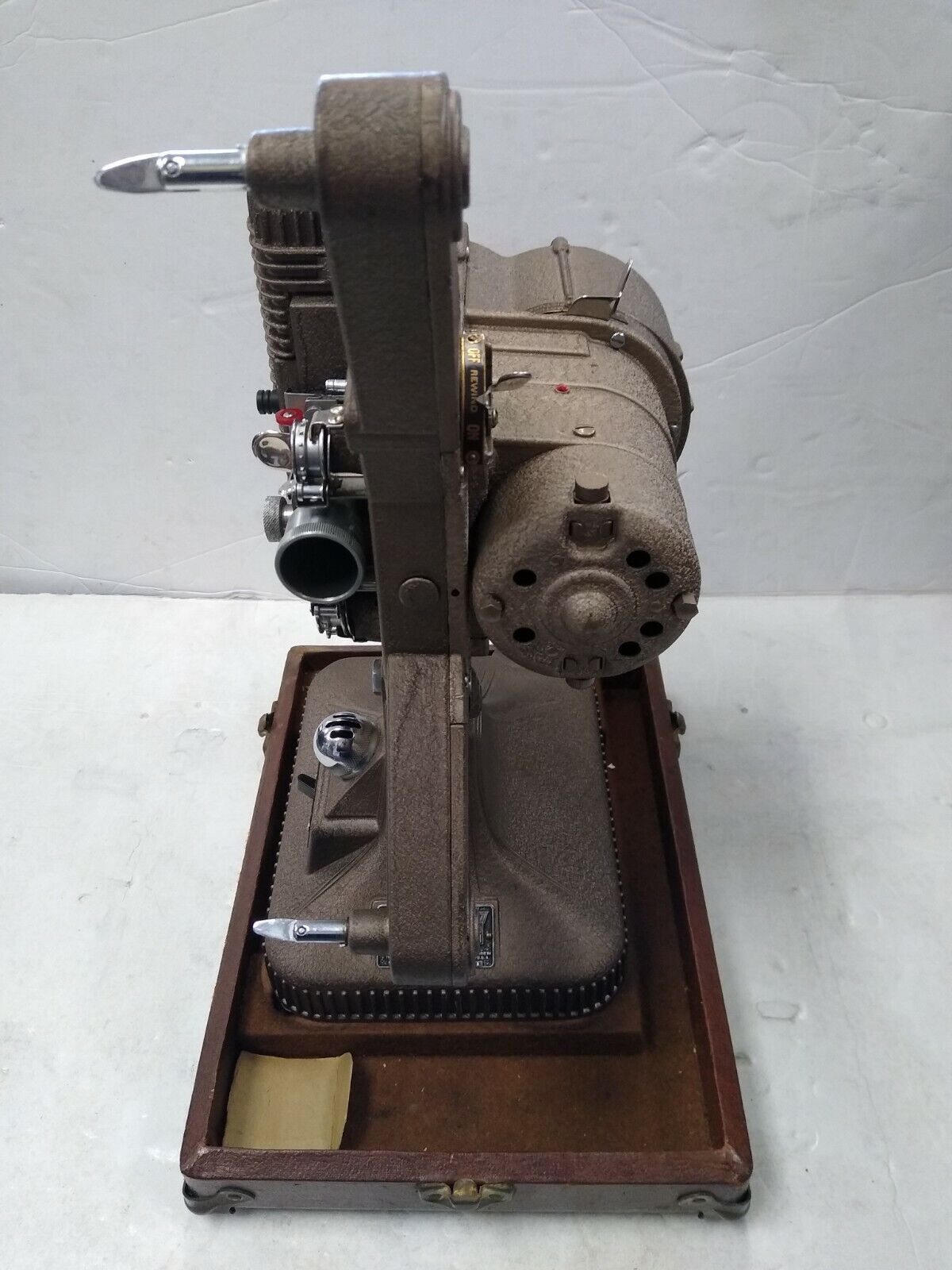 Vintage Keystone 8mm Movie Projector Model K-108 With Hard Carrying Case 