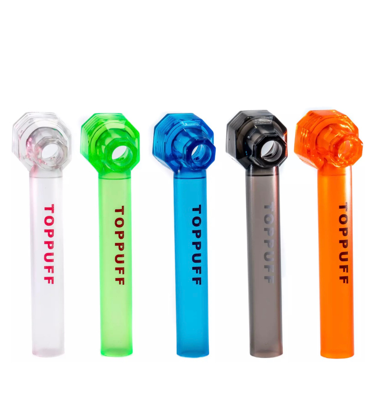 5 Pack Random  Colors Top Puff Portable Hookah   Bottle  Water Glass Bong Pipes