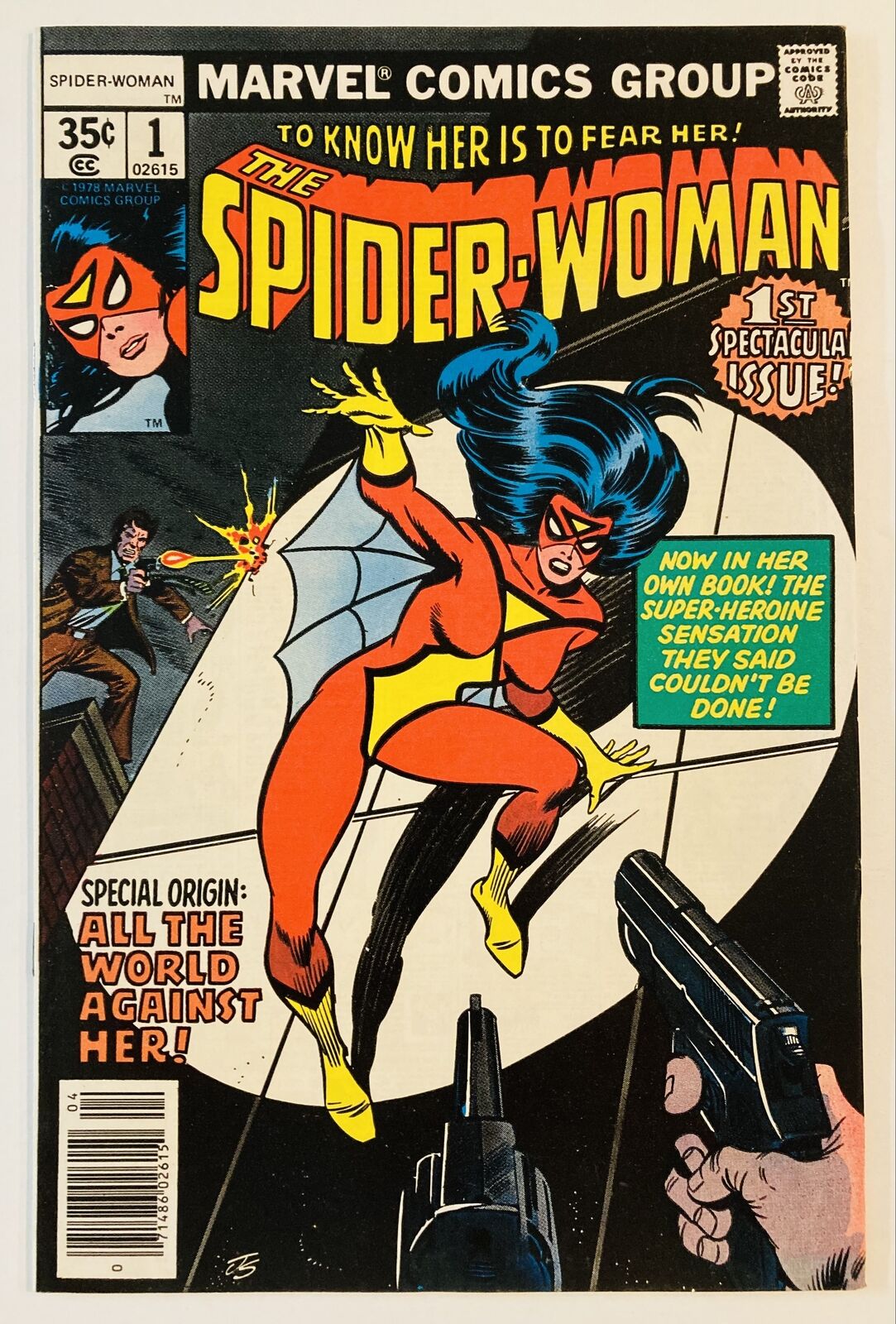 Spider-Woman #1 1978 Jessica Drew 1st Marvel Bronze Age Warehouse Find NM+ 9.6
