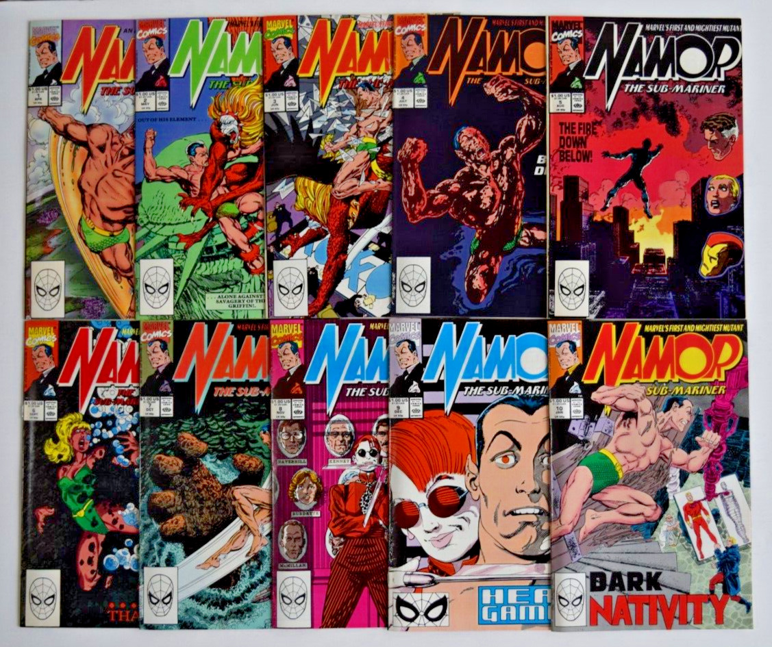 NAMOR THE SUB-MARINER (1990) 66 ISSUE COMPLETE SET #1-62 & ANNUALS 1-4 MARVEL