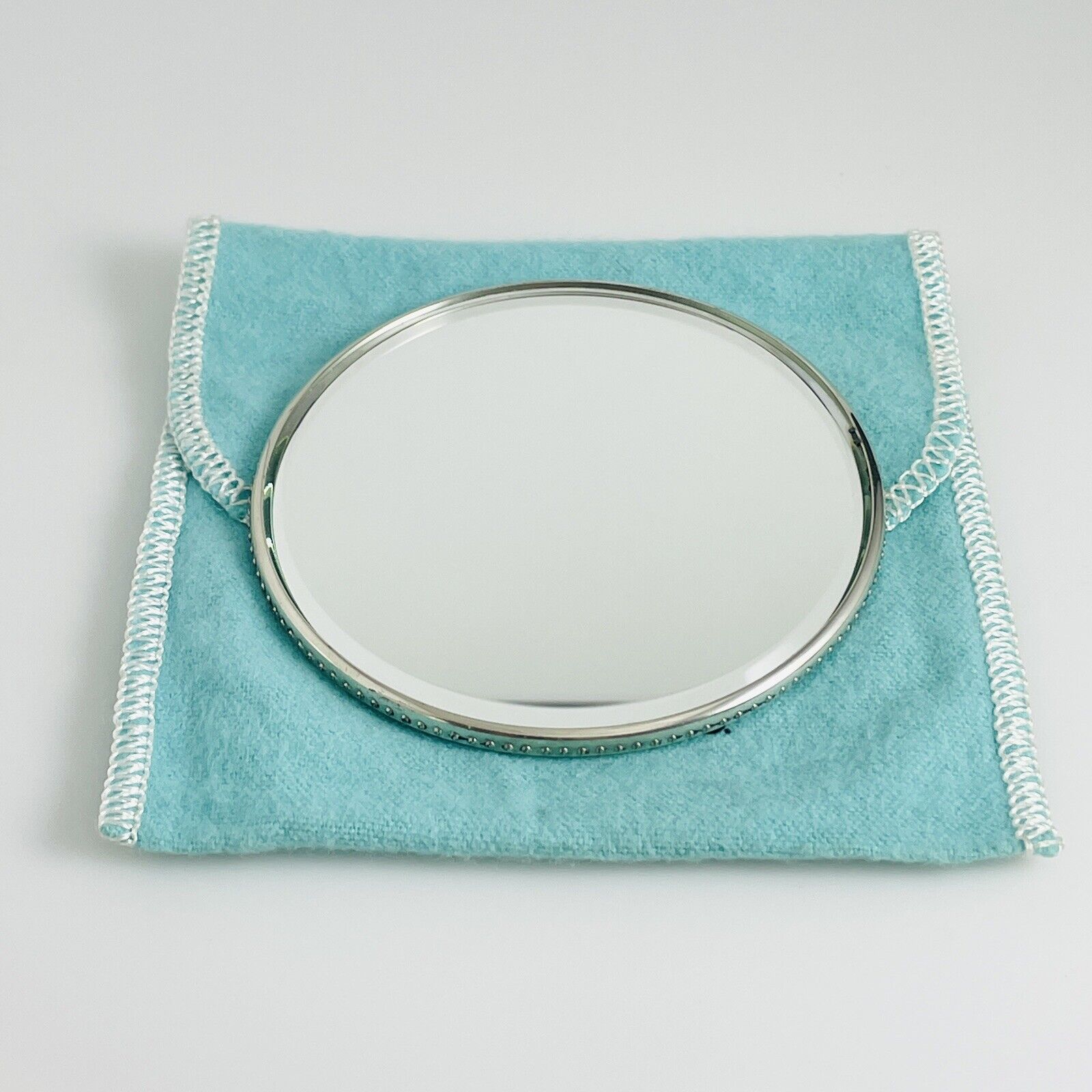 Tiffany & Co Compact Round Purse Mirror Vintage