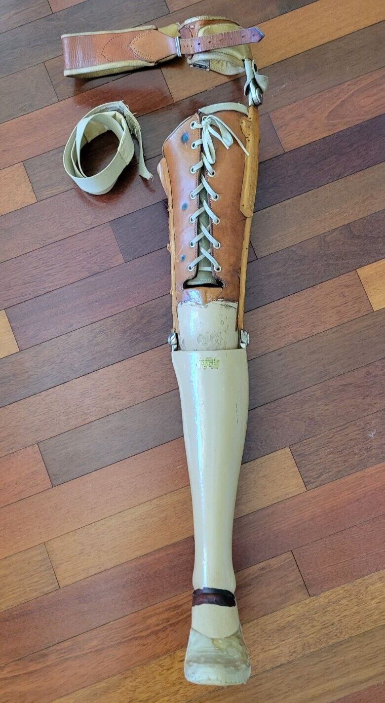 Vintage Prosthetic leg - Anderson and Rice - Seattle