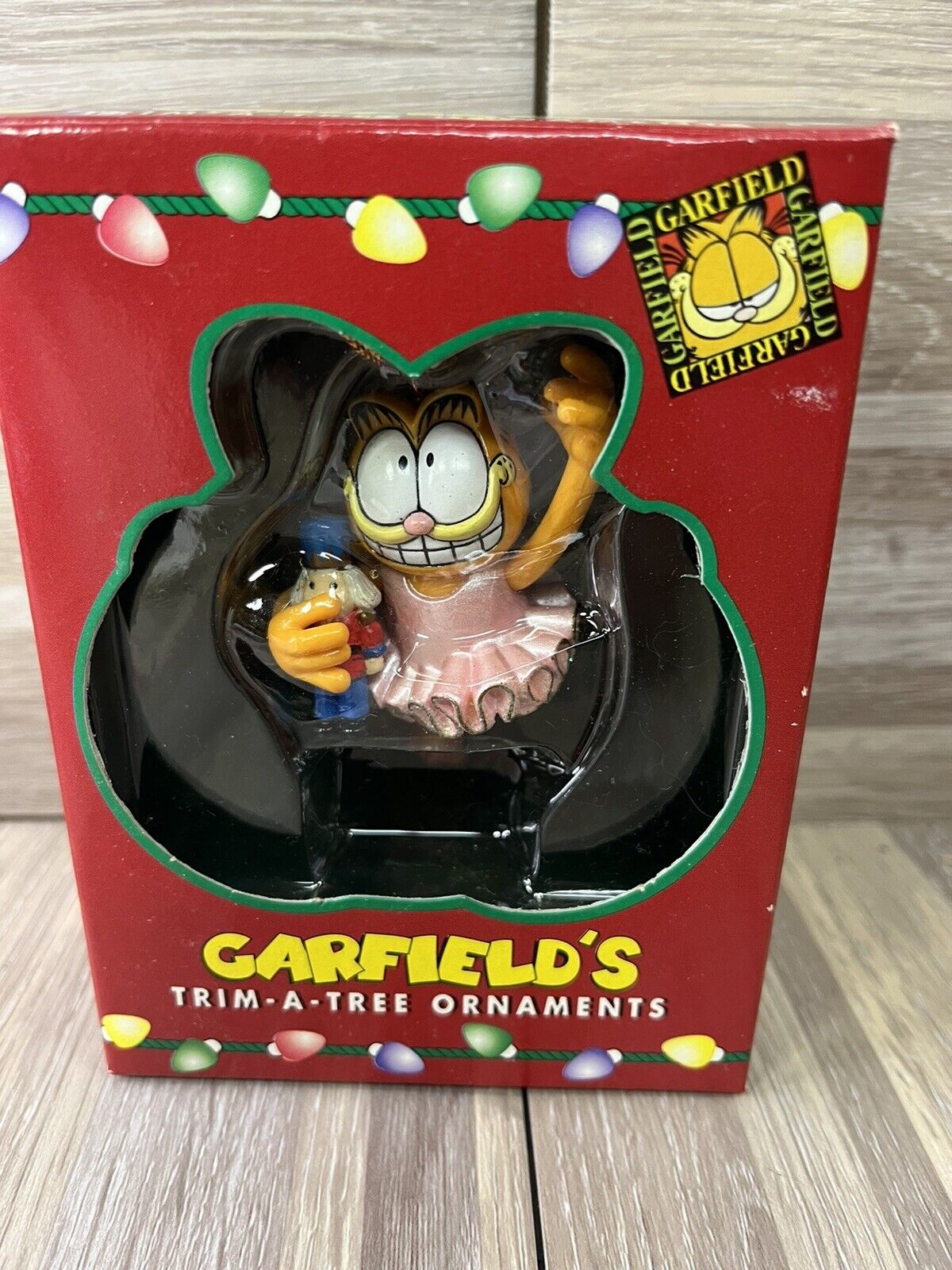 1996 Trim A Tree Garfield Cat Christmas Ornament Ballerina