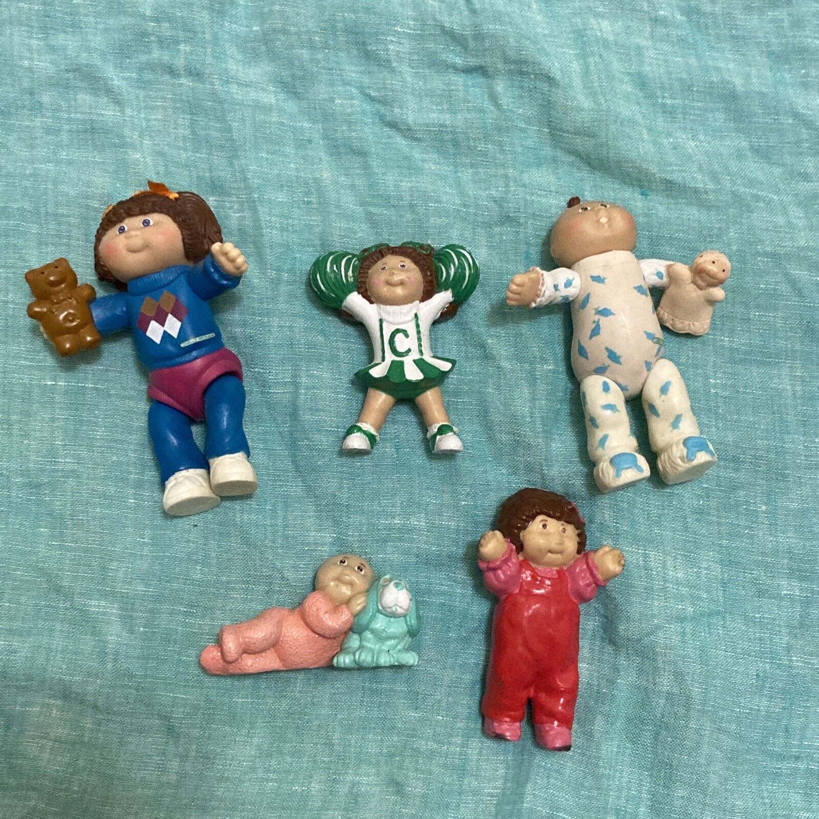 Lot Of 5 vintage 1984 Cabbage patch doll figures