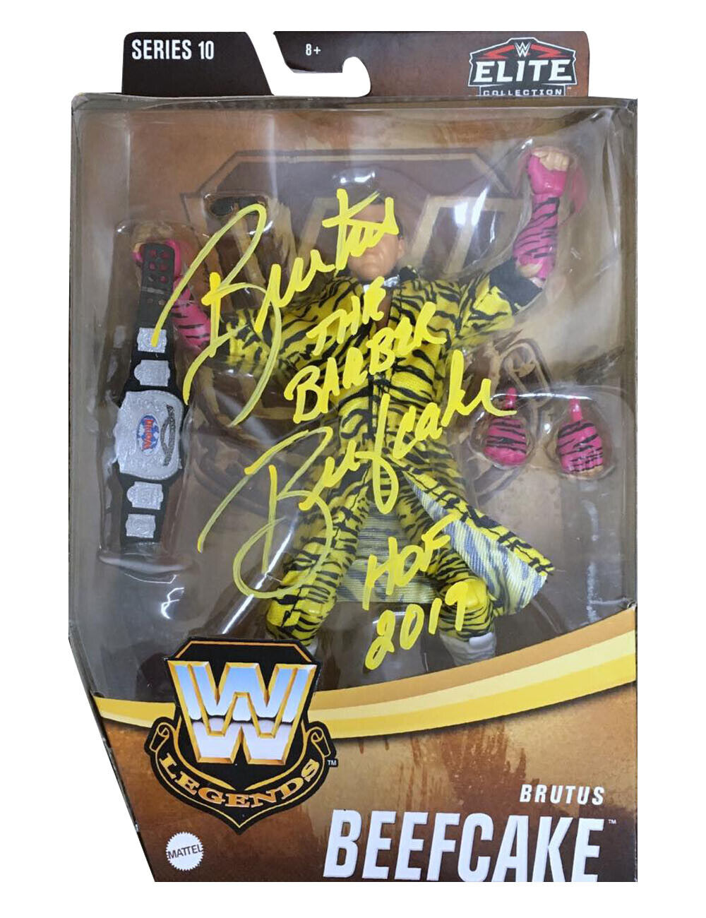 Wrestling Legends Action Figure Signed By Brutus Beefcake 100% Authentic + COA