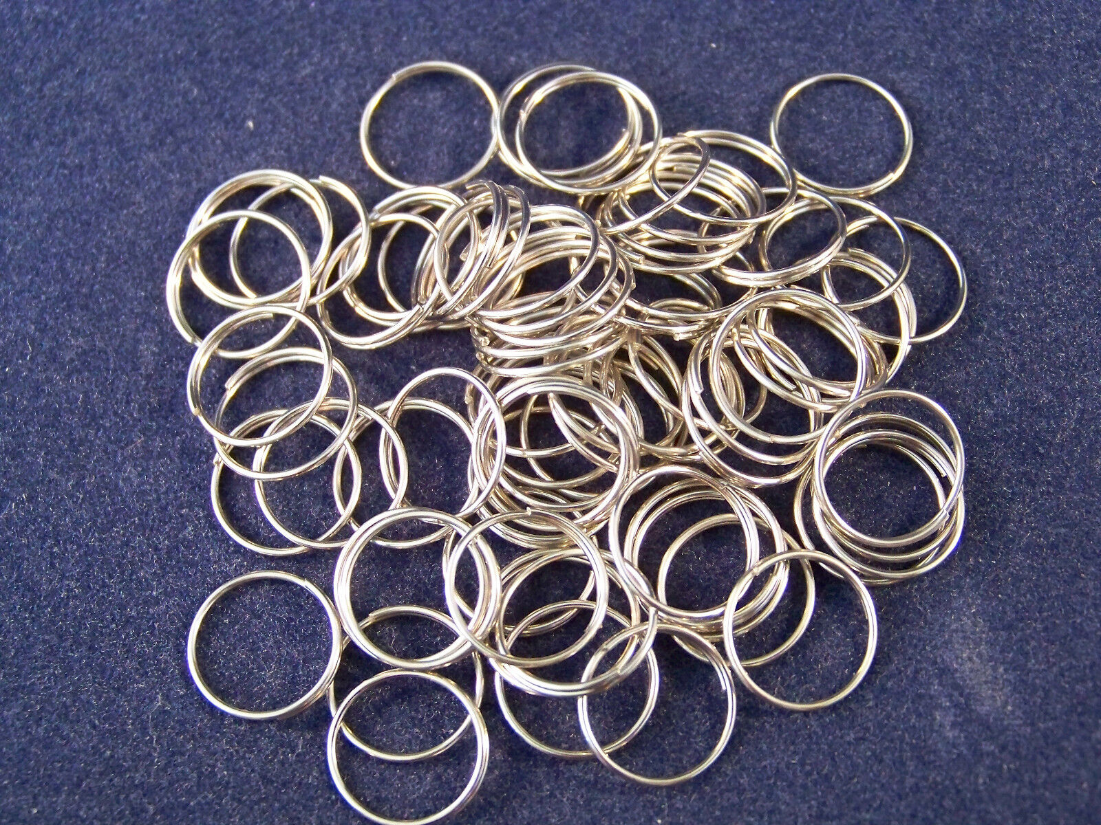 100 PC 12MM SILVER RING CONNECTOR CHANDELIER PARTS CHAIN CRYSTAL HANGING