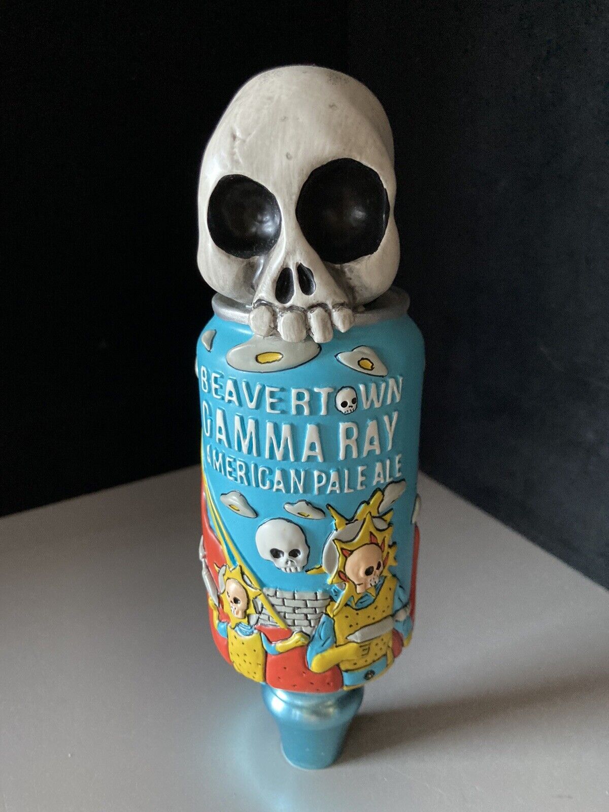 Beavertown Gamma Ray Tap Handle Skull Beaver Town Bar Kegerator Lot UK Craft