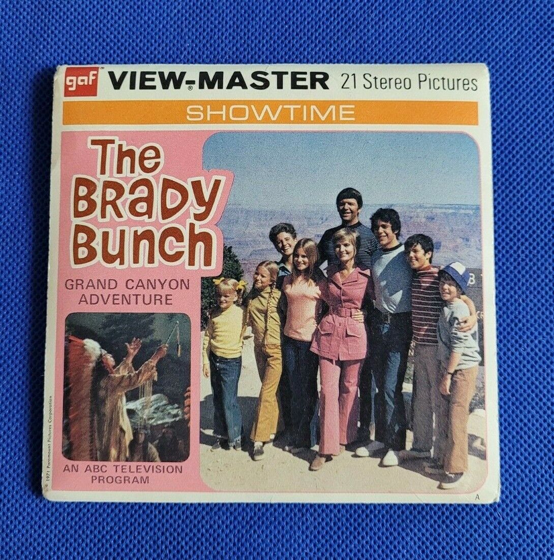 Gaf B568 The Brady Bunch TV Show Florence Henderson view-master 3 Reels Packet