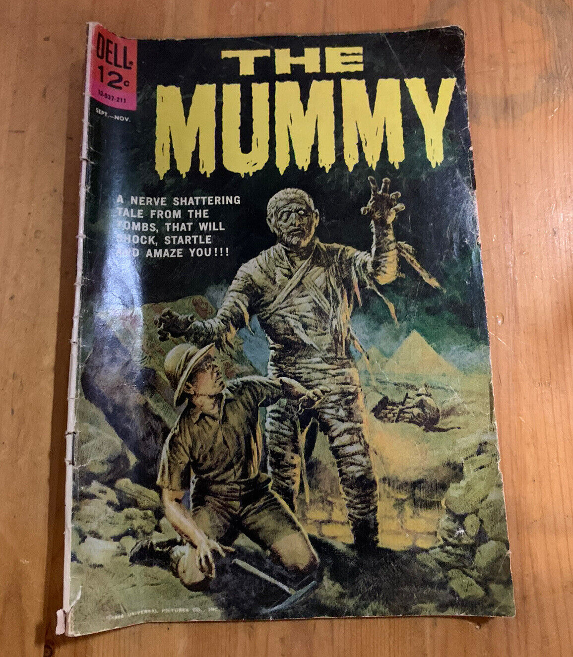 The Mummy Universal Movie Monsters 1-shot ( Dell 1962 ) low / mid grade