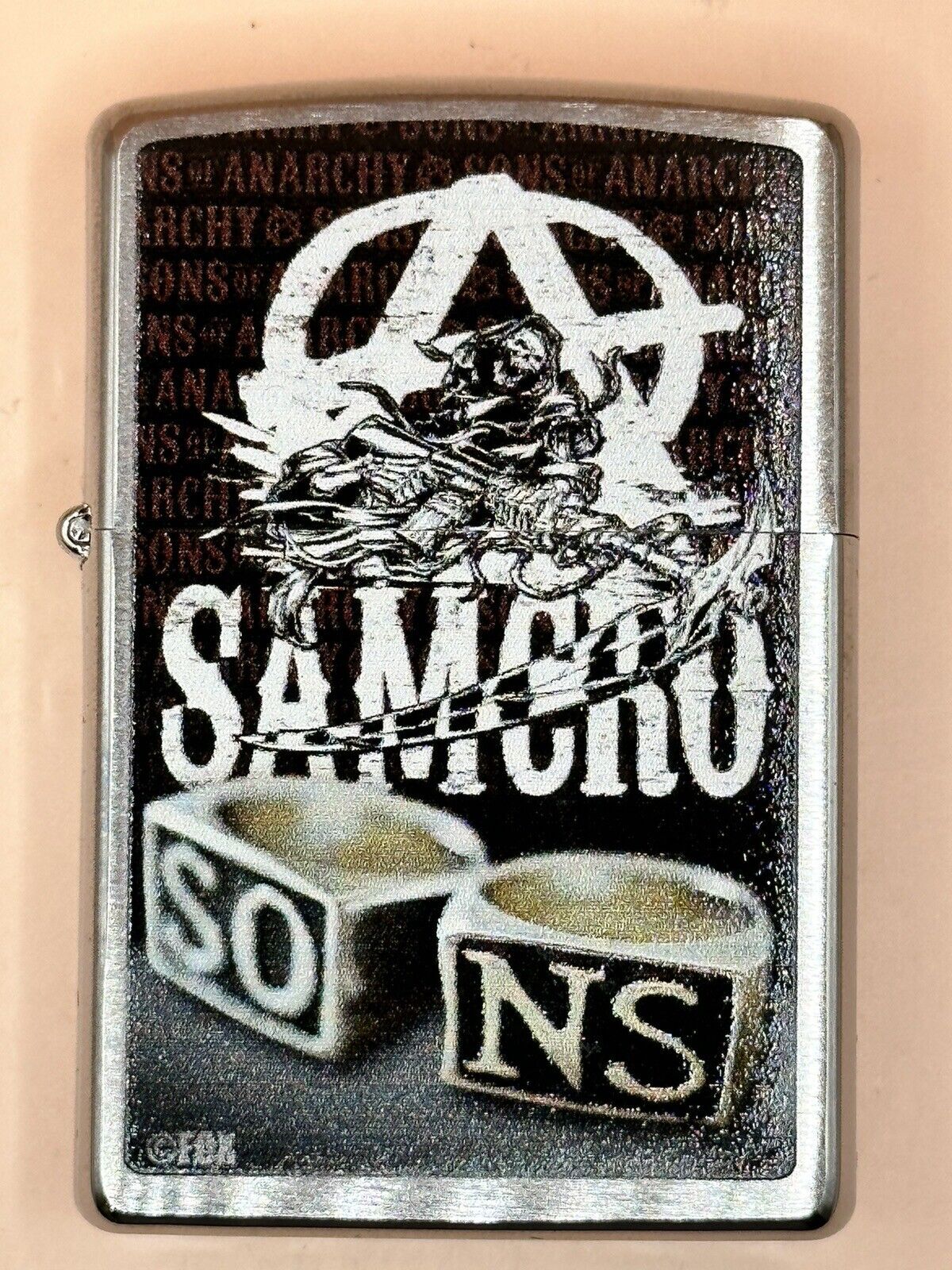2016 Sons Of Anarchy Zippo Lighter NEW Never Struck Samcro Sons