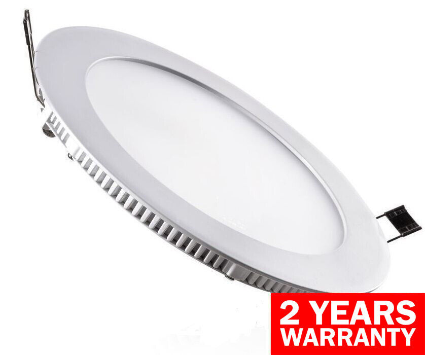 18W LED Round Recessed Ceiling Flat Panel Down Light Ultra slim Cool White 