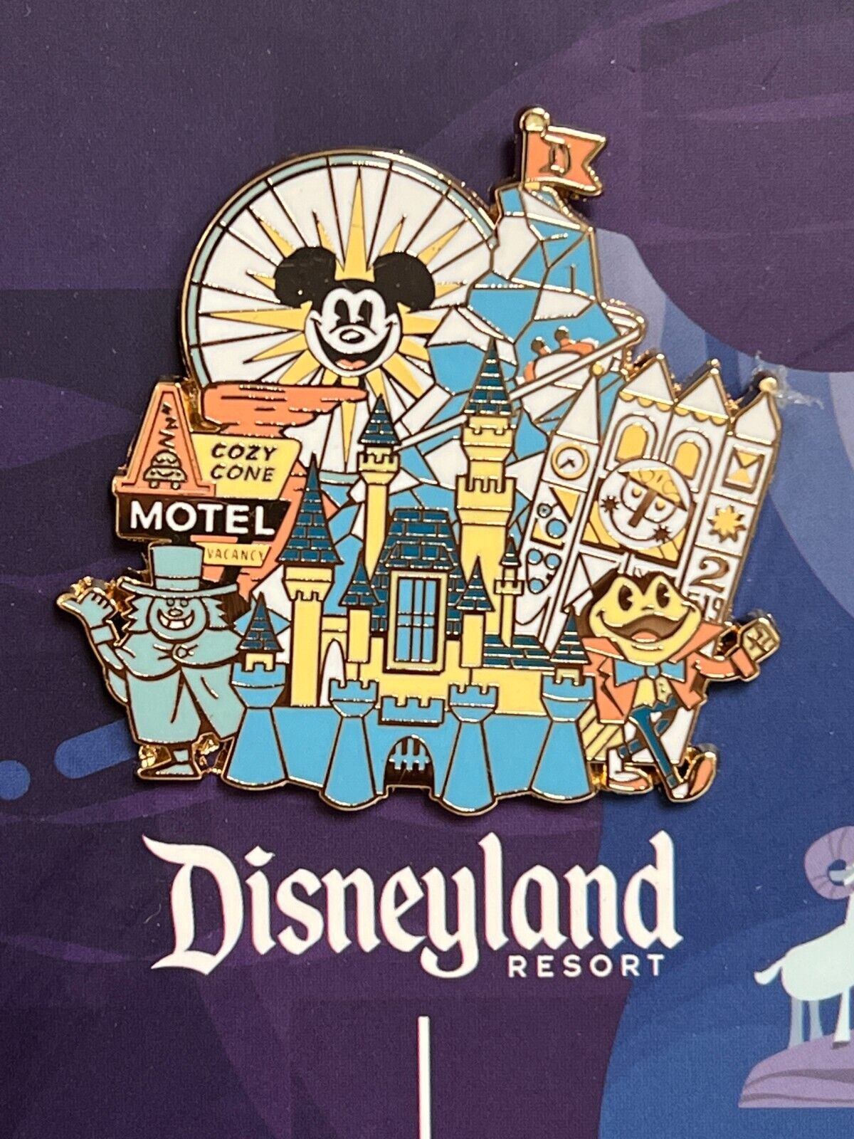 2 Pins - Disney Parks Around The World Pin D23 Disneyland Resort & FREE 2nd Pin