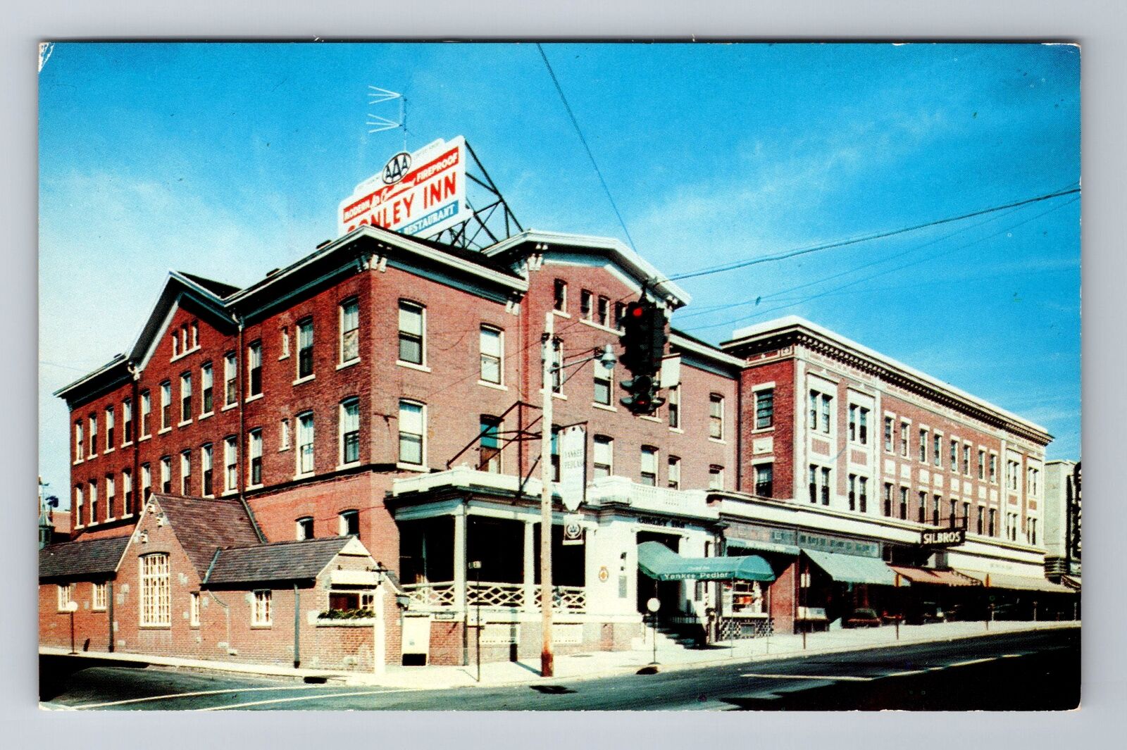 Torrington CT-Connecticut, Conley Inn, Advertising, Antique Vintage Postcard
