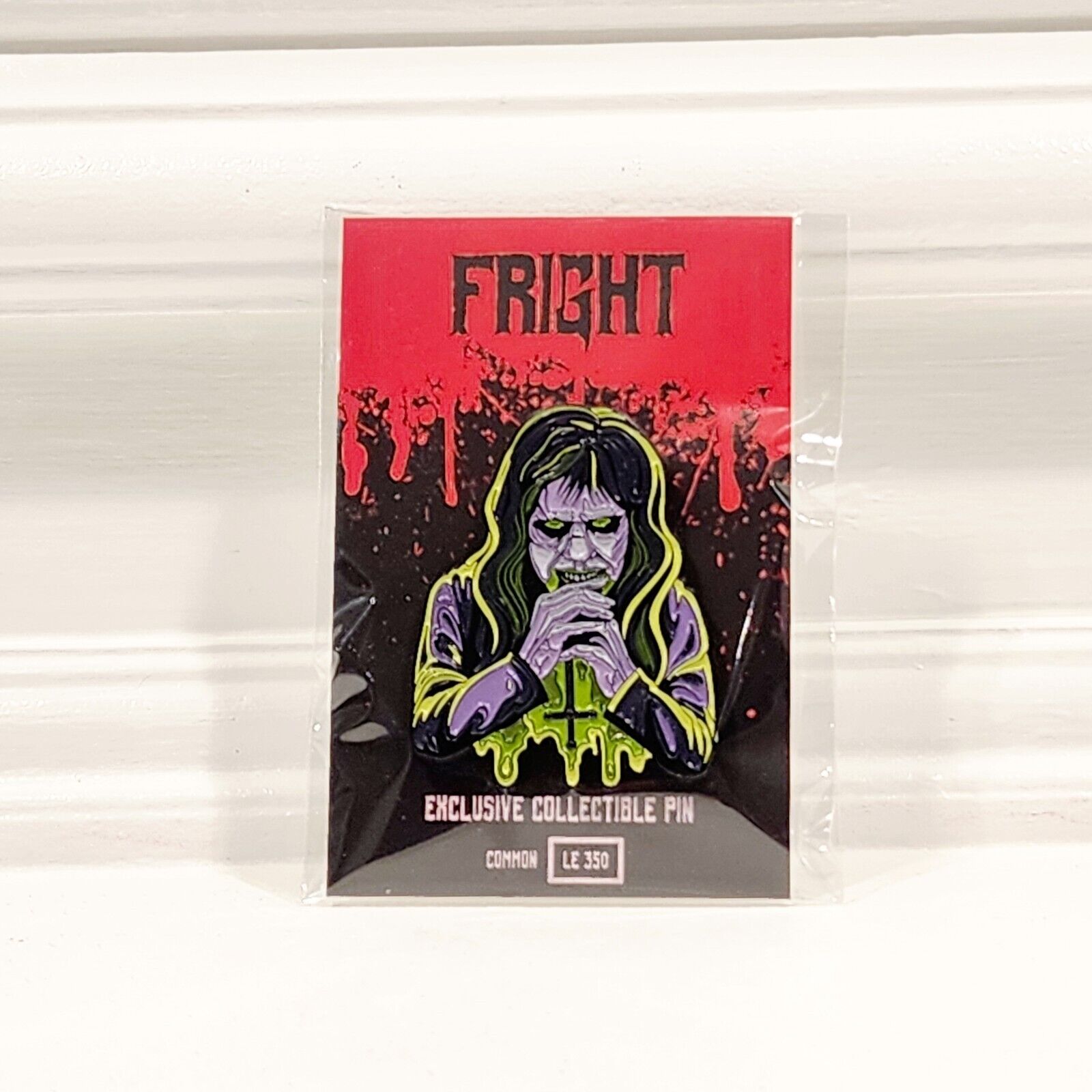Zobie FRIGHT  Collectible Enamel Pin THE EXORCIST  LIMITED LE 350 RARE
