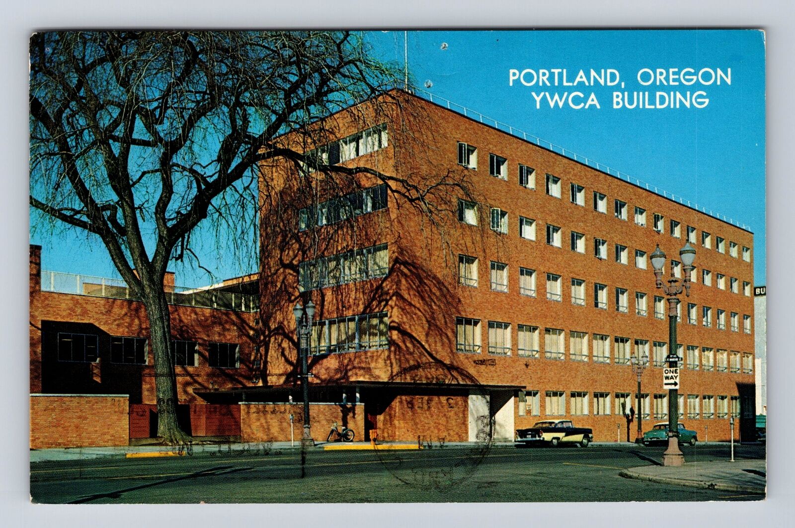 Portland OR-Oregon, YWCA Building, Antique Vintage Souvenir Postcard