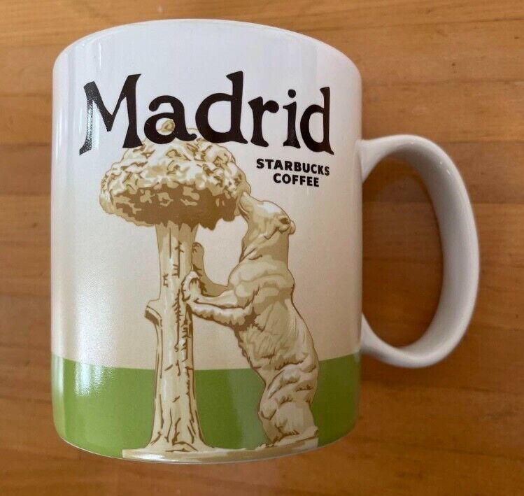 Madrid Starbucks coffee Cup City Mug Global Icon City Collector Series 16oz NEW