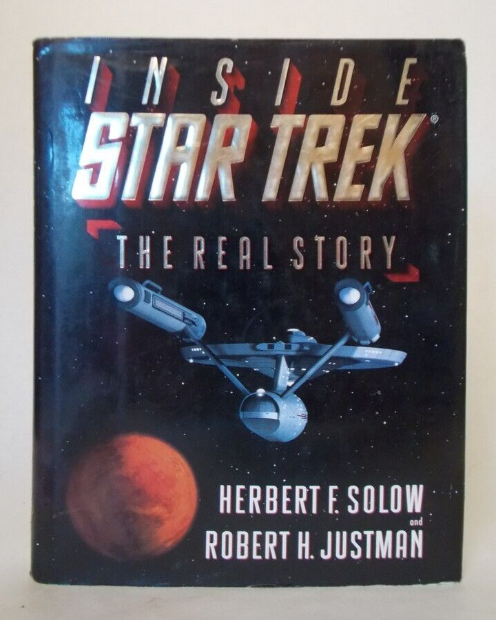 Inside Star Trek The Real Story HC Book HF Solow RH Justman 1st Edition 1996 EUC