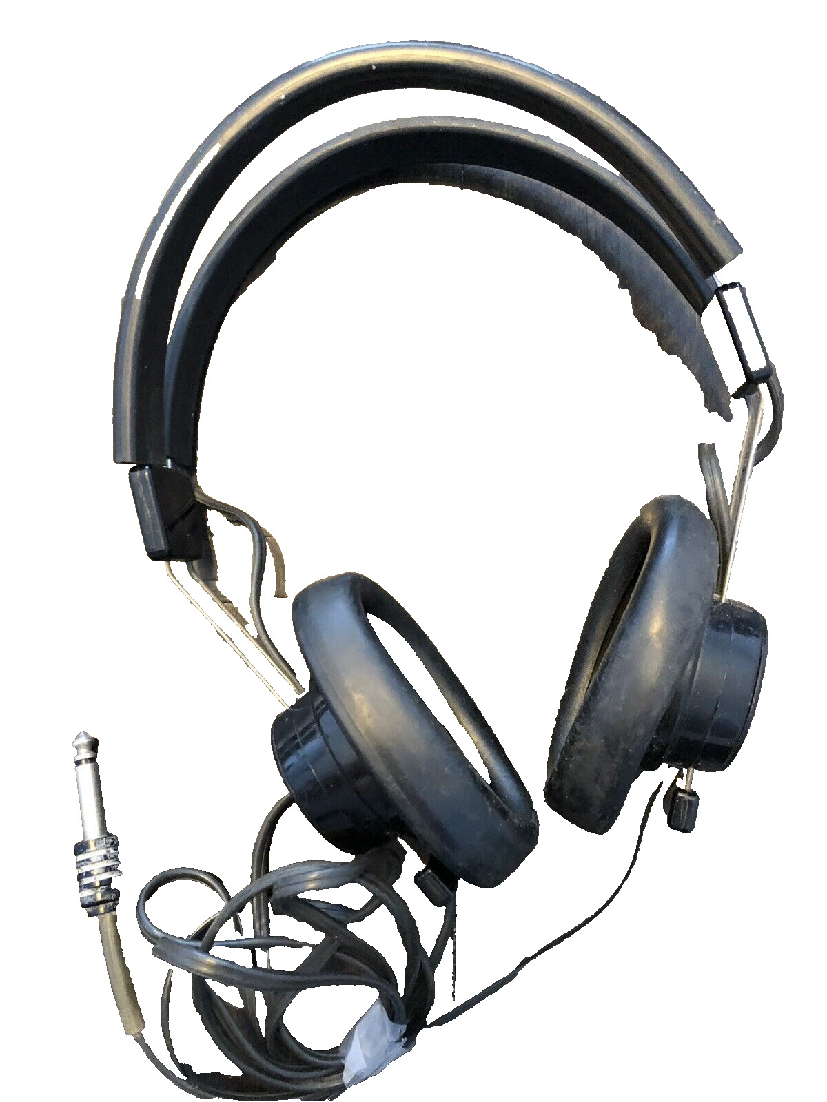 Telex Aviation Headset Piolet Headphones Untested Model A 610 Vintage