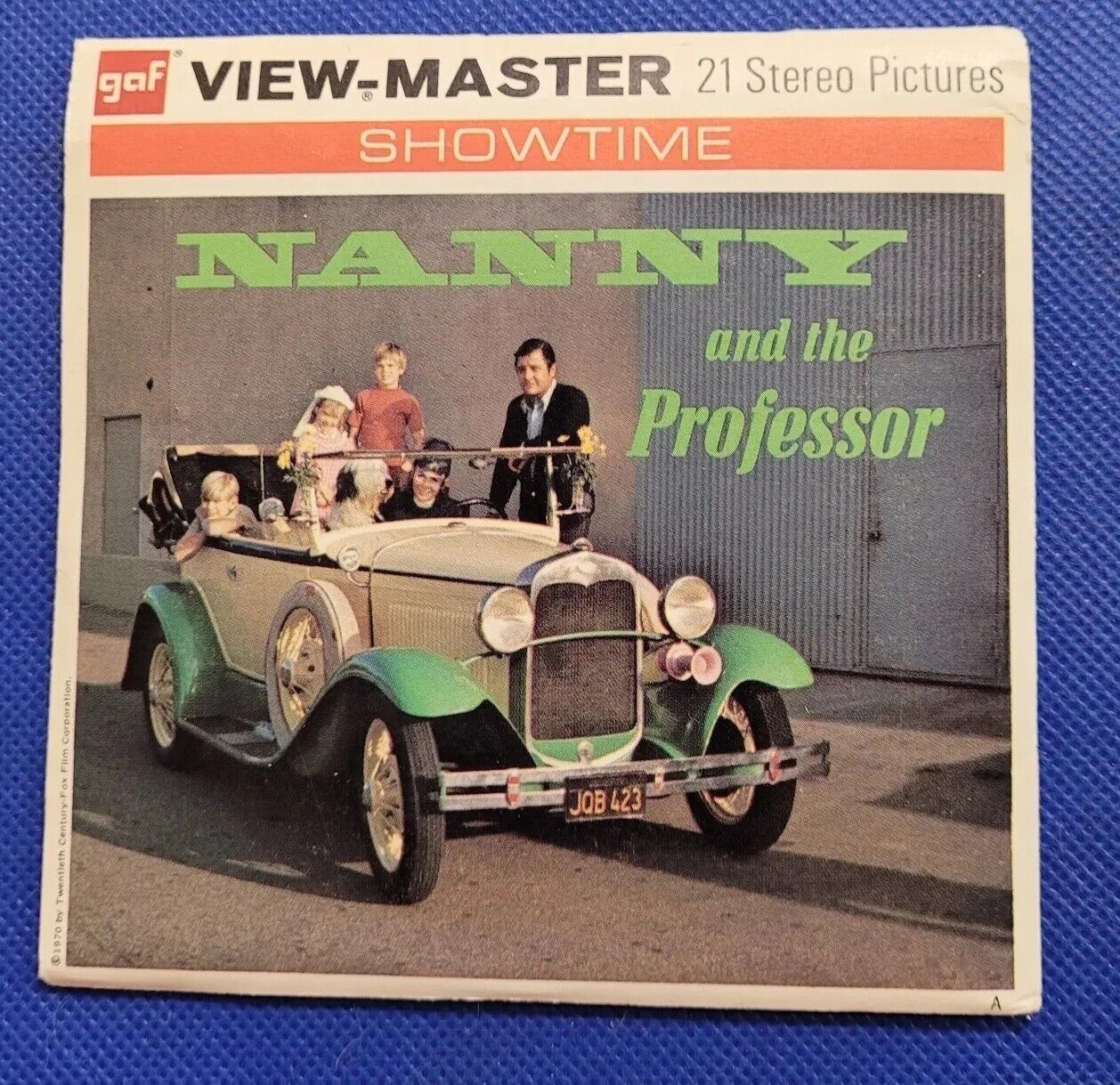 Rare Color gaf B573 Nanny and the Professor TV Show  view-master 3 Reels Packet