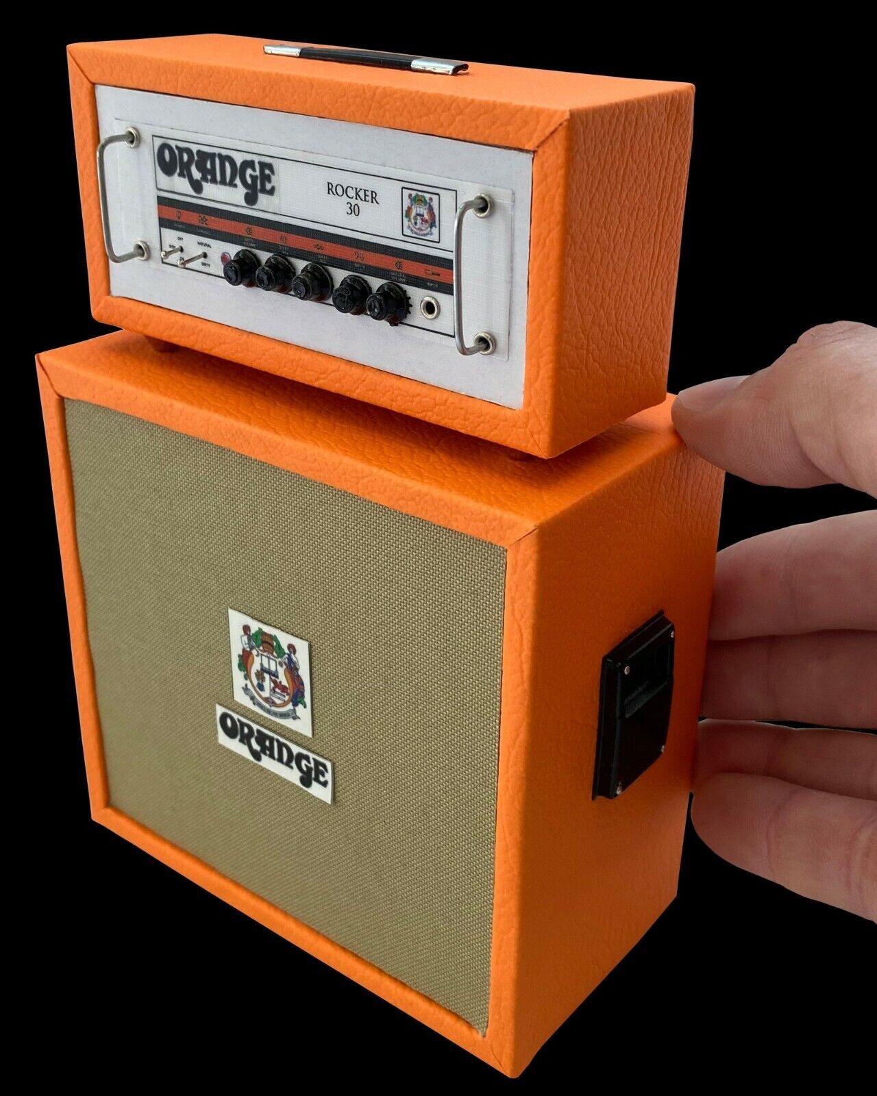 Orange Amp Rocker 30 Head/Cab Combo 1:4 Scale Model Replica 